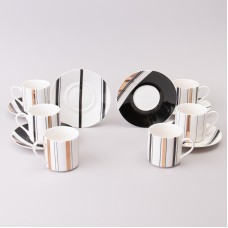 КОФЕЙНЫЙ НАБОР LEFARD "TOP STYLE" НА 6 ПЕР. 12 ПР. 180 МЛ