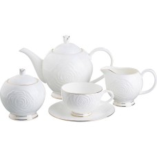 ЧАЙНЫЙ СЕРВИЗ LEFARD "BLANCO" НА 6 ПЕР. 15 ПР. 1000/250/300/350 МЛ (КОР=2НАБ.)