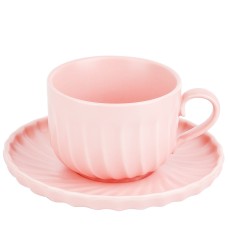 Чайная пара "Fresh Taste. Light pink" v=220мл (min6) (транспортная упаковка)