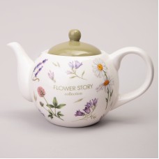 ЧАЙНИК AGNESS "FLOWER STORY" 22,5*13*14,5 СМ 900 МЛ (КОР=12ШТ.)