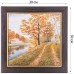 КАРТИНА В РАМЕ "ВЕНГЕ С ЗОЛОТОМ" 30*30 СМ