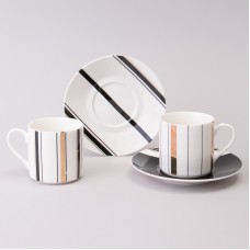 КОФЕЙНЫЙ НАБОР LEFARD "TOP STYLE" НА 2 ПЕР. 4 ПР. 180 МЛ