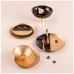 ВАЗА "BOHEMIA" BLACK/GOLD D=19 СМ H=24СМ