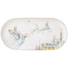 БЛЮДО ОВАЛЬНОЕ LEFARD "СНЕЖНАЯ КОРОЛЕВА" 30,5 СМ (КОР=36ШТ.)