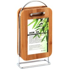 НАБОР ДОСОК ДЕРЕВЯННЫХ НА ПОДСТАВКЕ AGNESS 5 ПР. 23*15*1 СМ. (КОР=8НАБОР.)
