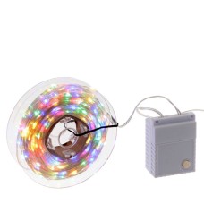 GAEM Электрогирлянда "Роса", L50м, 500 LED, мультицв, 8 тип свеч, 7W, шнур прозр леска, IP20