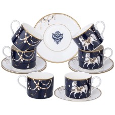 ЧАЙНЫЙ НАБОР LEFARD "HORSE CLUB" НА 6 ПЕР. 12 ПР. 300 МЛ (КОР=8НАБ.)
