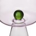 Бокал для вина Orb, 400 мл, розовый/зеленый