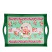 Поднос сервировочный "Цветочные кружева" 35,5*26,5*6см. (полимерные материалы)