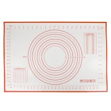 Коврик для раскатки теста с разметкой 60*40см (силикон) (упак пакет)