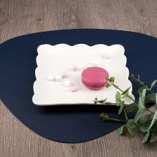 Блюдо сервировочное "Маршмеллоу" 20*20*2,5см. (min10) (фарфор) (транспортная упаковка)