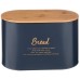 НАБОР AGNESS "NAVY STYLE" 2 в 1 ХЛЕБНИЦА 10 Л 34*18*20 СМ, БАНКА ДЛЯ СЫПУЧИХ 1,1 Л 11*14 СМ 3 ШТ