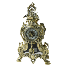 Bello De Bronze Часы Конша с маятником, золото