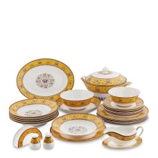 Pavone JK-180 Столовый сервиз 27 пр. на 6 перс. «Арабески» (Arabesca Yellow  )
