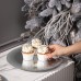 ТОРТОВНИЦА ВРАЩАЮЩАЯСЯ "SILVER MIRROR" 30 СМ