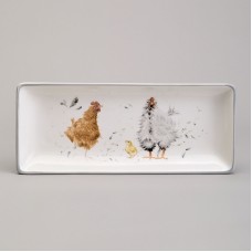 БЛЮДО LEFARD "FUNNY HENS" 28*12*3 СМ (КОР=32ШТ.)