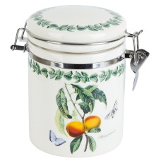 Банка для сыпучих продуктов (клипс)"Fruit Garden" 15х10х14см v=630мл (керамика)(подарочная упаковка)