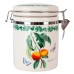 Банка для сыпучих продуктов (клипс)"Fruit Garden" 15х10х14см v=630мл (керамика)(подарочная упаковка)