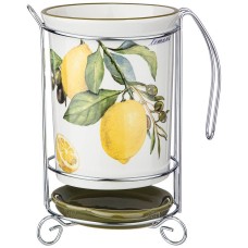 ПОДСТАВКА ПОД КУХОННЫЕ ПРИБОРЫ AGNESS "ЛЕМОН ТРИ" 10,5*16 СМ (КОР=18ШТ.)