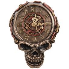 Veronese WS-1066 Часы настенные в стиле Стимпанк «Череп»