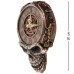 Veronese WS-1066 Часы настенные в стиле Стимпанк «Череп»
