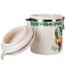 Банка для сыпучих продуктов (клипс)"Fruit Garden" 15х10х14см v=630мл (керамика)(подарочная упаковка)