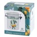 Банка для сыпучих продуктов (клипс)"Fruit Garden" 15х10х14см v=630мл (керамика)(подарочная упаковка)