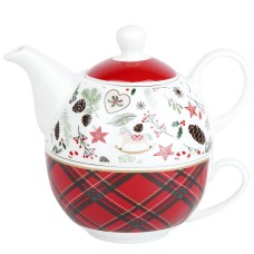 Набор 2пр "Edinburgh": чайник v=400 мл и чашка v=270мл (подарочная упаковка)