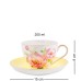 Pavone JK- 82 Чайный сервиз на 6 перс. «Пионы» (Torino Peony  )