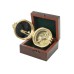 Nautical Морской компас Brunton в деревянном футляре Лого: Made for Royal Navy