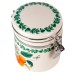 Банка для сыпучих продуктов (клипс)"Fruit Garden" 15х10х12см v=480мл(керамика) (подарочная упаковка)