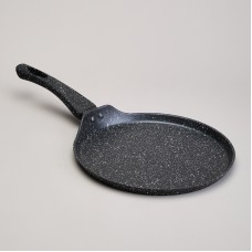 СКОВОРОДА БЛИННАЯ AGNESS С АНТИПРИГАРНЫМ ПОКРЫТИЕМ "BLACK MARBLE", 24Х2СМ, ИНДУКЦИОННОЕ ДНО