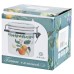 Банка для сыпучих продуктов (клипс)"Fruit Garden" 15х10х12см v=480мл(керамика) (подарочная упаковка)