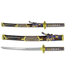 Art Gladius Вакидзаси золотисто-синий