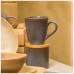 КРУЖКА 385 МЛ КОЛЛЕКЦИЯ "GLAZE COLLECTION" ЦВЕТ:СЕРЫЙ МЕЛАНЖ МАЛ. УП. = 6 ШТ МИН. ПАРТИЯ