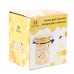 Банка для сыпучих продуктов (клипс) "Honey" 14,5*10*14,5см. v=630мл. (подарочная упаковка)