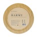Чаша стеклянная с бамбуковой крышкой Harmy, 2 л