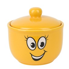 Сахарница "Smile" d=11,5см. h=11см. v=450мл. (керамика) (подарочная упаковка)