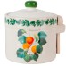 Банка для сыпучих продуктов + ложка"Fruit Garden" 11,5х9,5х11,5см v=450мл (керамика)(подарочная уп.)
