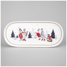 БЛЮДО ОВАЛЬНОЕ LEFARD "FAMILY CHRISTMAS" 34 СМ (КОР=12ШТ.)