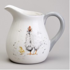 КУВШИН LEFARD "FUNNY HENS" 18*13*16,5 СМ 1100 МЛ (КОР=16ШТ.)