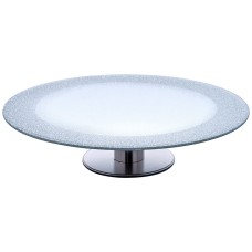 ТОРТОВНИЦА НА НОЖКЕ "SILVER MIRROR" 30*7 СМ