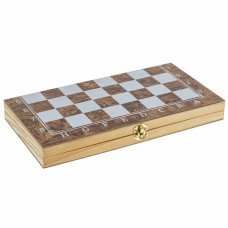 GAEM Игра настольная 3 в 1 (шахматы, шашки, нарды), L34 W17 H4 см