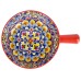 Кокотница с ручкой "Arabesque" (красный) 21,5х16х5,8см v=700мл (подарочная упаковка)