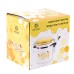 Банка для сыпучих продуктов (клипс) "Honey" 14,5*10*12см. v=480мл. (подарочная упаковка)