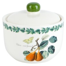 Сахарница "Fruit Garden" 11х11х10,5см v=450мл (керамика) (подарочная упаковка)