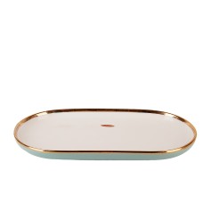 Блюдо сервировочное "Royal line.Mint" 30*16,3*3см. (min4) (транспортная упаковка)