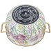 КАСТРЮЛЯ ЭМАЛИРОВАННАЯ AGNESS С КРЫШКОЙ, СЕРИЯ IRISES 4,8Л, ДИА.22СМ ПОДХОДИТ ДЛЯ ИНДУК.ПЛ