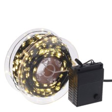 GAEM Электрогирлянда "Роса", L100м, 1000 LED, тепл бел, 8 тип свеч, 10W, шнур зелен леска, IP20