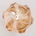 БЛЮДО С КРЫШКОЙ НА НОЖКЕ "BOHEMA" AMBER ДИАМЕТР=17 СМ ВЫСОТА=15,5 СМ
